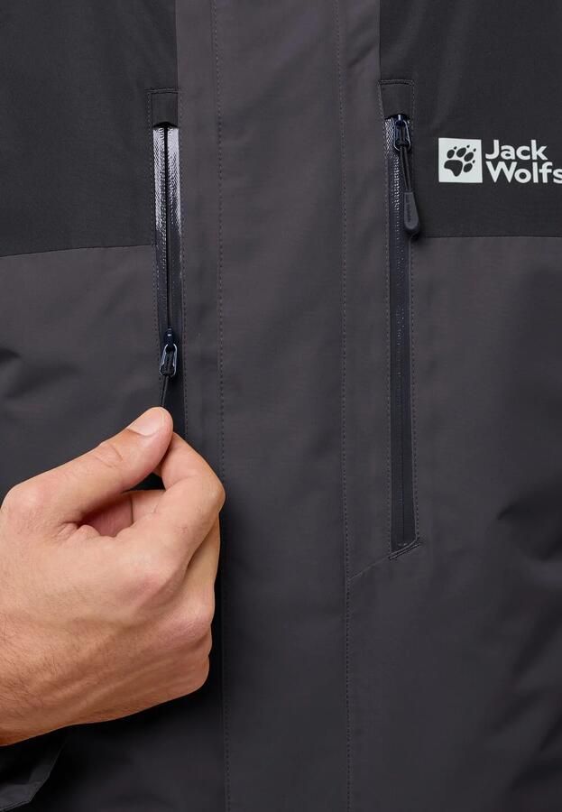 Jack Wolfskin Functioneel 3-in-1-jack JASPER 3IN1 JKT M 3in1 waterdicht overgangsjas - Foto 12