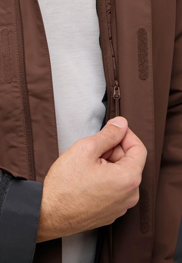 Jack Wolfskin Functioneel 3-in-1-jack JASPER 3IN1 JKT M 3in1 waterdicht overgangsjas - Foto 3