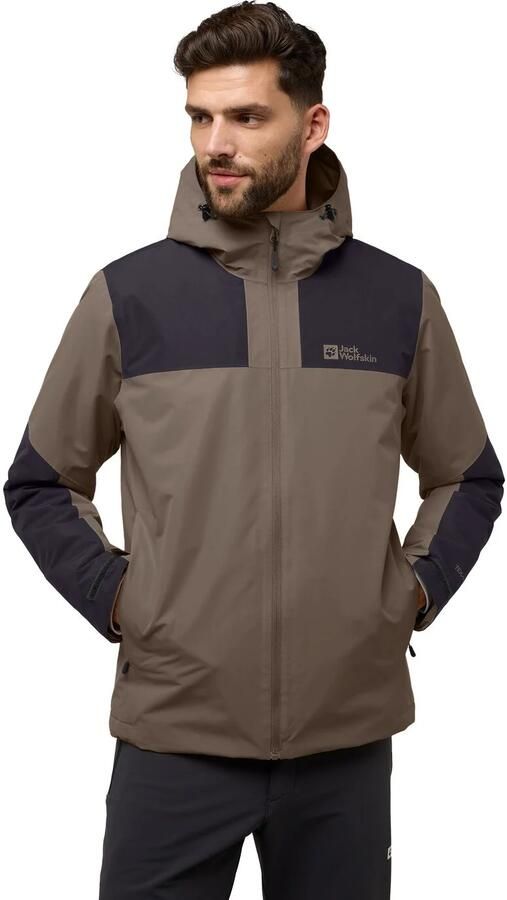 Jack Wolfskin Jasper Ins Jacket Men Waterdicht winterjack Heren XXL cold coffee cold coffee - Foto 9