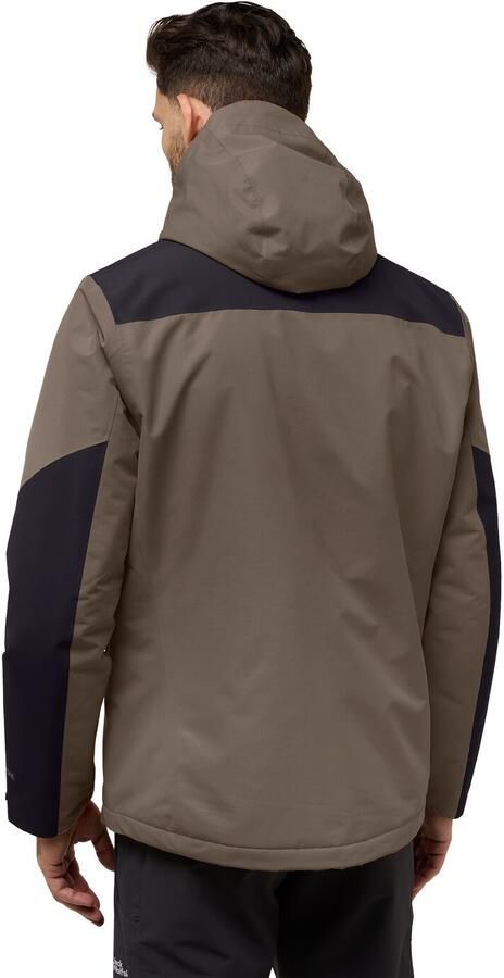 Jack Wolfskin Jasper Ins Jacket Men Waterdicht winterjack Heren XXL cold coffee cold coffee - Foto 8
