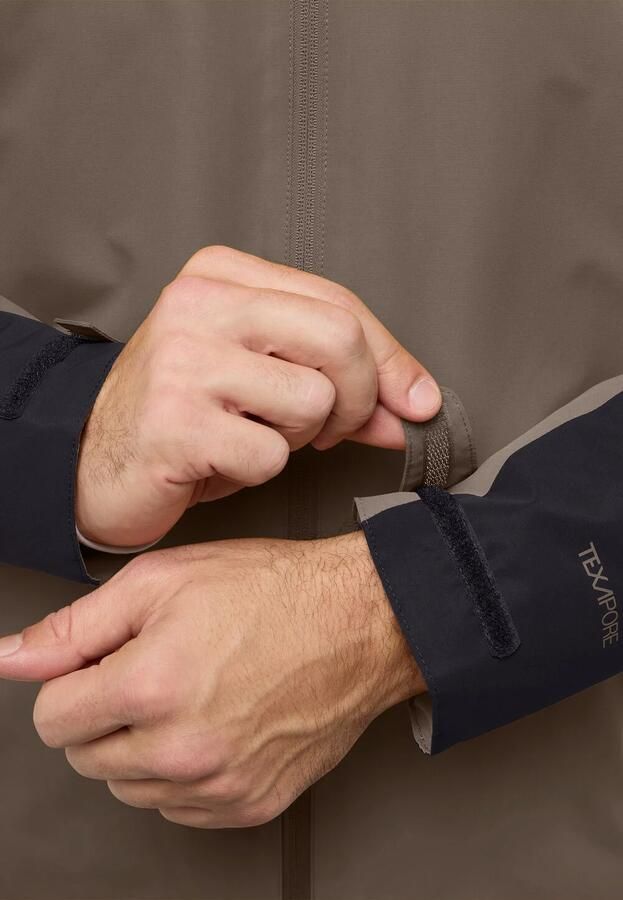 Jack Wolfskin Jasper Ins Jacket Men Waterdicht winterjack Heren XXL cold coffee cold coffee - Foto 4