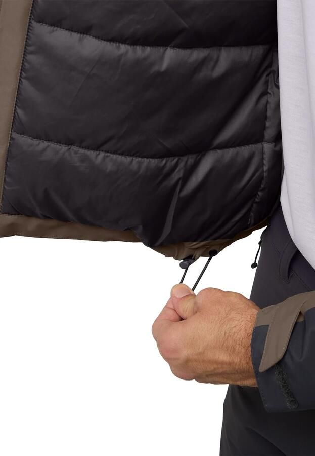 Jack Wolfskin Jasper Ins Jacket Men Waterdicht winterjack Heren XXL cold coffee cold coffee - Foto 6