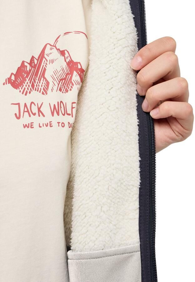 Jack Wolfskin Kaminfeuer Hooded Jacket Women Fleece jack met capuchon Dames 2XL dark navy dark navy - Foto 3