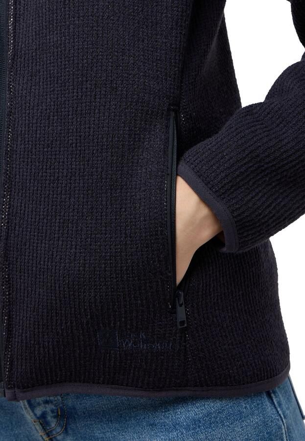 Jack Wolfskin Kaminfeuer Hooded Jacket Women Fleece jack met capuchon Dames 2XL dark navy dark navy - Foto 4