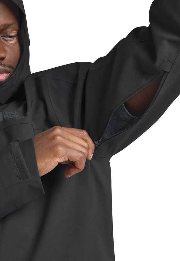 Jack Wolfskin Kammweg 3L Jacket Men Hardshell trekking-regenjack Heren XXXL phantom - Foto 7