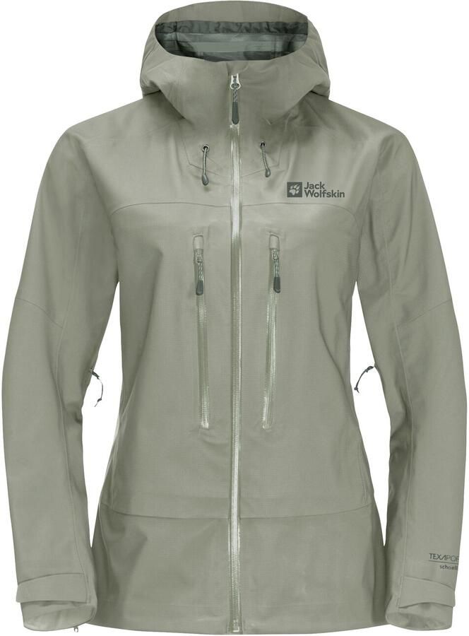 Jack Wolfskin Kammweg 3L Jacket Women Regenjack Dames XXL mint leaf mint leaf - Foto 4