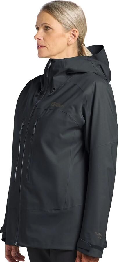 Jack Wolfskin Kammweg 3L Jacket Women Regenjack Dames XXL phantom - Foto 9