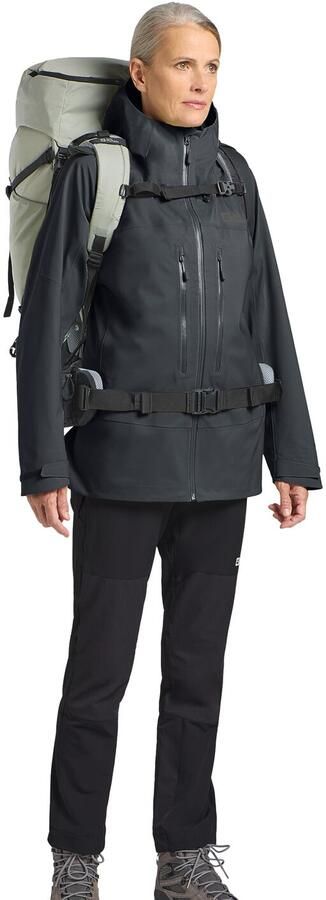 Jack Wolfskin Kammweg 3L Jacket Women Regenjack Dames XXL phantom - Foto 12