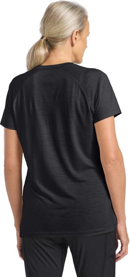 Jack Wolfskin Kammweg S|S Women Dames T-shirt van merinoswol XXL phantom - Foto 3