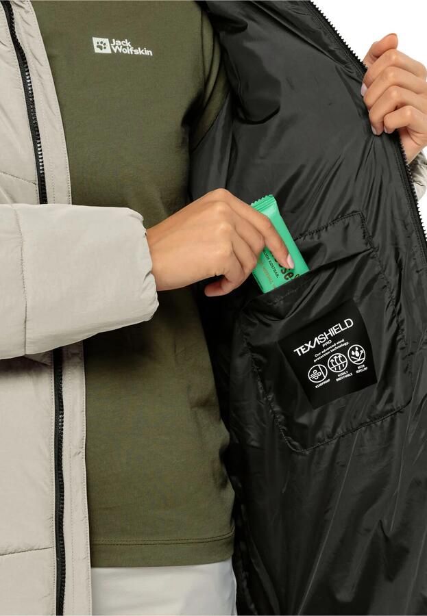 Jack Wolfskin Functionele jas KAROLINGER LONG COAT W Verwarmend winddicht overgangsjas - Foto 2