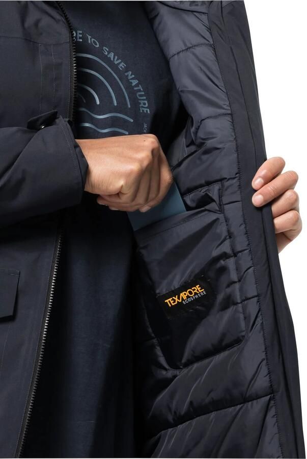 Jack Wolfskin Koenigsbau Parka Men Waterdichte winterjas Heren XXXL dark navy dark navy - Foto 7