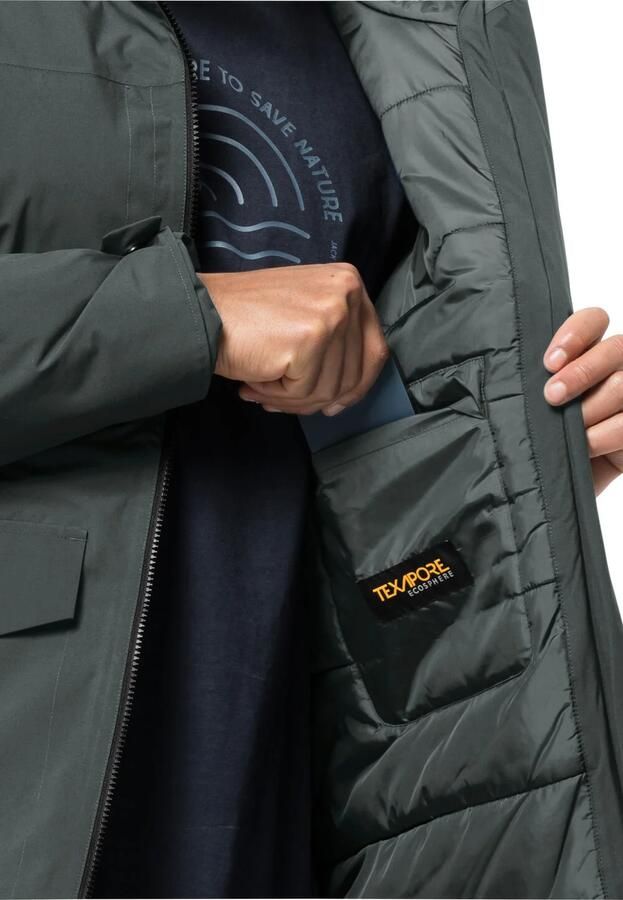Jack Wolfskin Koenigsbau Parka Men Waterdichte winterjas Heren XXXL slate green slate green - Foto 2