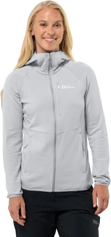 Jack Wolfskin Kolbenberg Hooded FZ Women Fleece jack Dames XXL cool grey Cool Grey - Foto 8