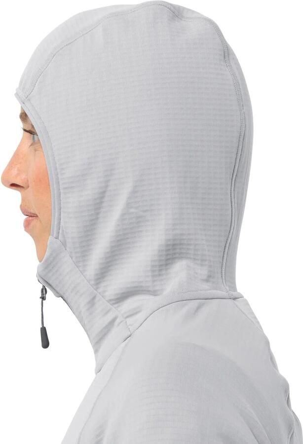 Jack Wolfskin Kolbenberg Hooded FZ Women Fleece jack Dames XXL cool grey Cool Grey - Foto 5
