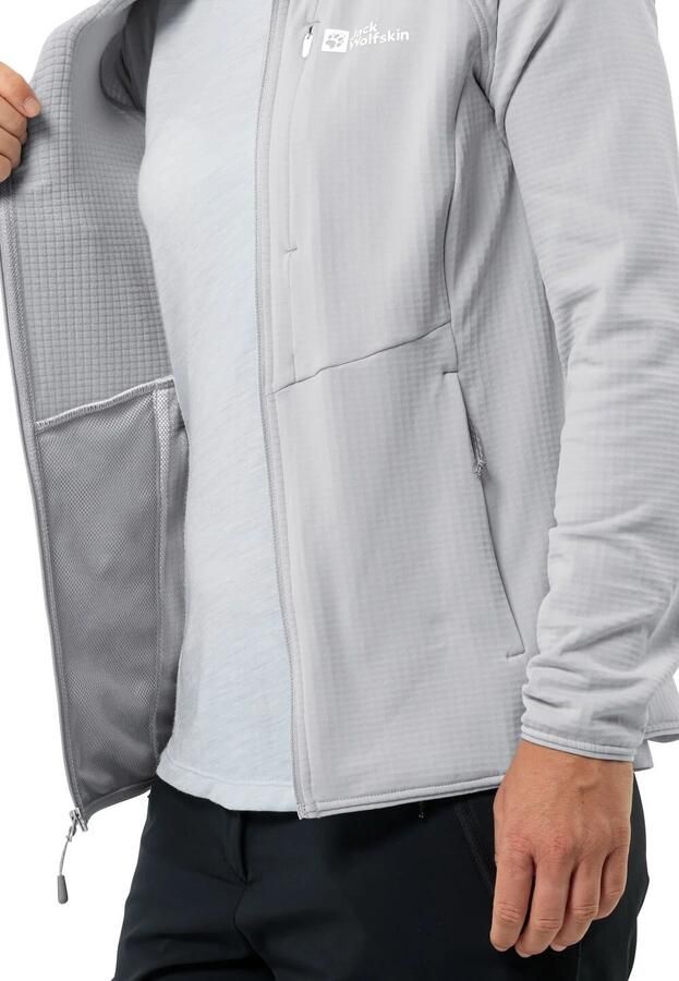 Jack Wolfskin Kolbenberg Hooded FZ Women Fleece jack Dames XXL cool grey Cool Grey - Foto 4