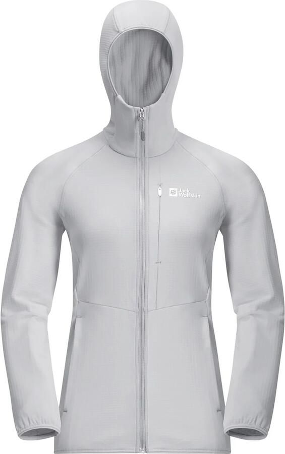 Jack Wolfskin Kolbenberg Hooded FZ Women Fleece jack Dames XXL cool grey Cool Grey - Foto 6