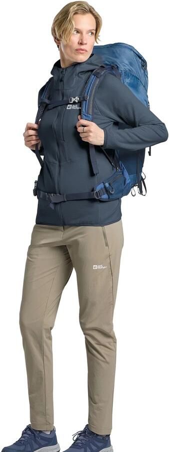 Jack Wolfskin Kolbenberg Hooded FZ Women Fleece jack Dames XXL midnight sky midnight sky - Foto 7