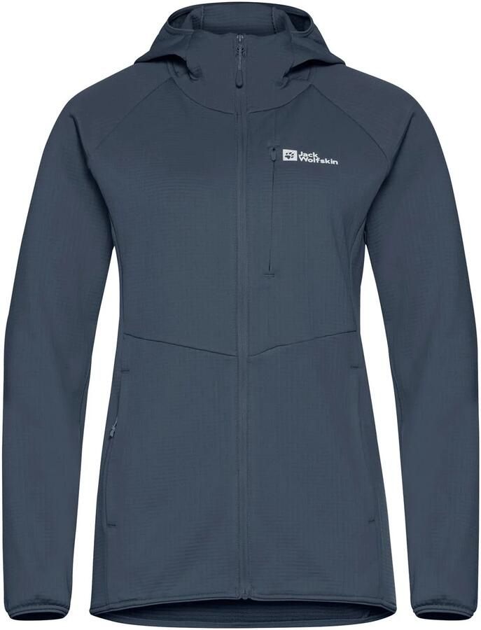 Jack Wolfskin Kolbenberg Hooded FZ Women Fleece jack Dames XXL midnight sky midnight sky - Foto 2