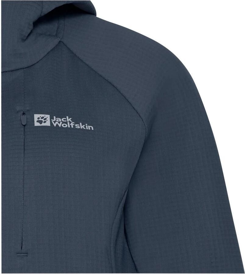 Jack Wolfskin Kolbenberg Hooded FZ Women Fleece jack Dames XXL midnight sky midnight sky