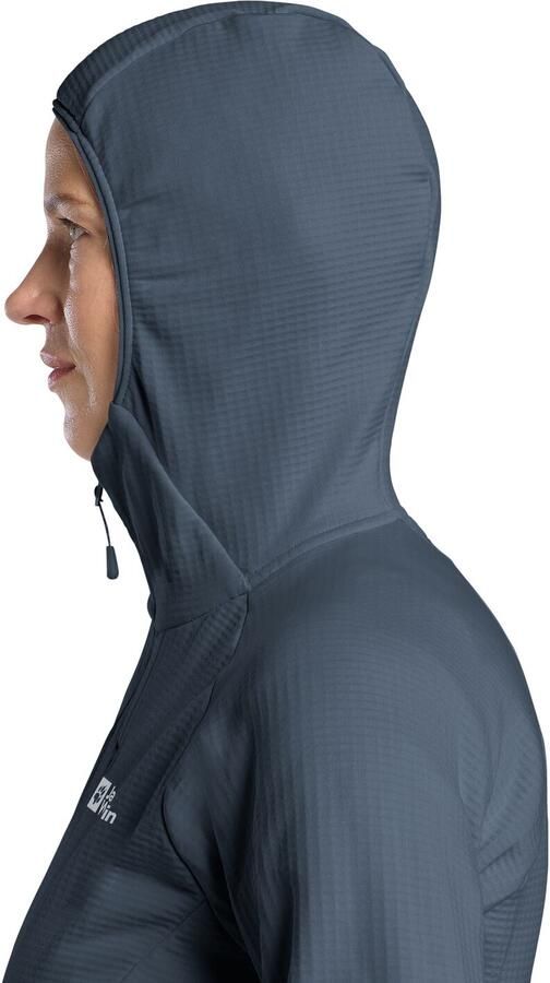 Jack Wolfskin Kolbenberg Hooded FZ Women Fleece jack Dames XXL midnight sky midnight sky - Foto 5