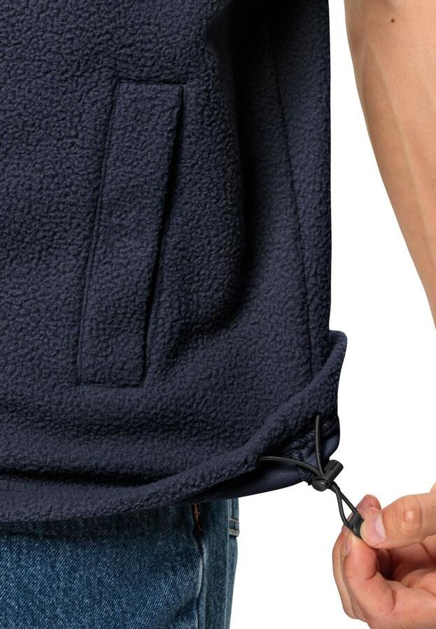 Jack Wolfskin Light Curl Vest Men Fleece bodywarmer Heren XXXL blue night blue - Foto 2