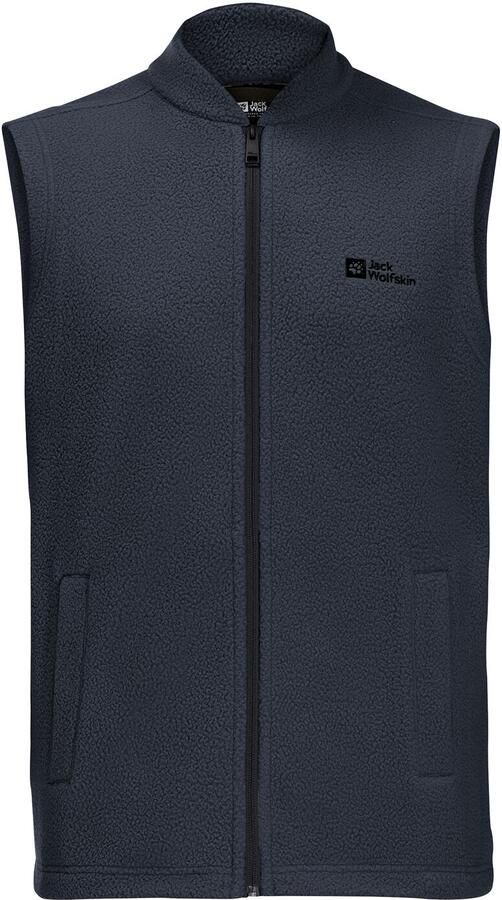 Jack Wolfskin Light Curl Vest Men Fleece bodywarmer Heren XXXL blue night blue - Foto 3