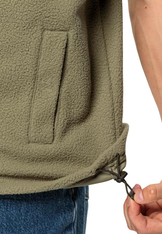 Jack Wolfskin Light Curl Vest Men Fleece bodywarmer Heren XXXL bay leaf Bay Leaf - Foto 2