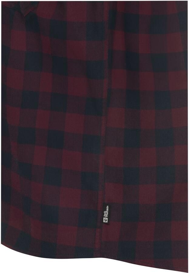 Jack Wolfskin Lite Flannel Shirt Men Flanellen overhemd Heren XXXL check amaranth CHECK amaranth - Foto 2