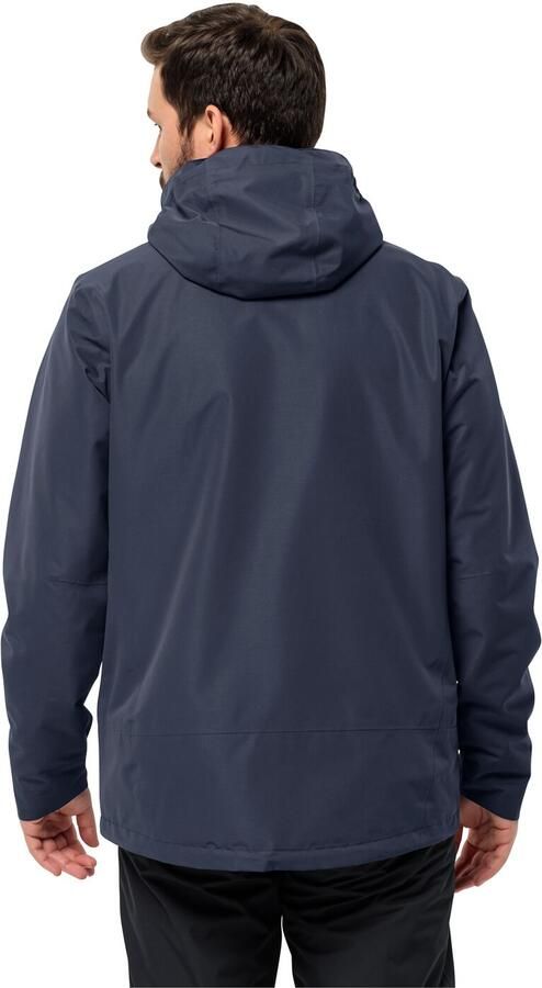 Jack Wolfskin Luntal 3in1 Jacket Men 3in1 jack Heren XXL blue night blue - Foto 8