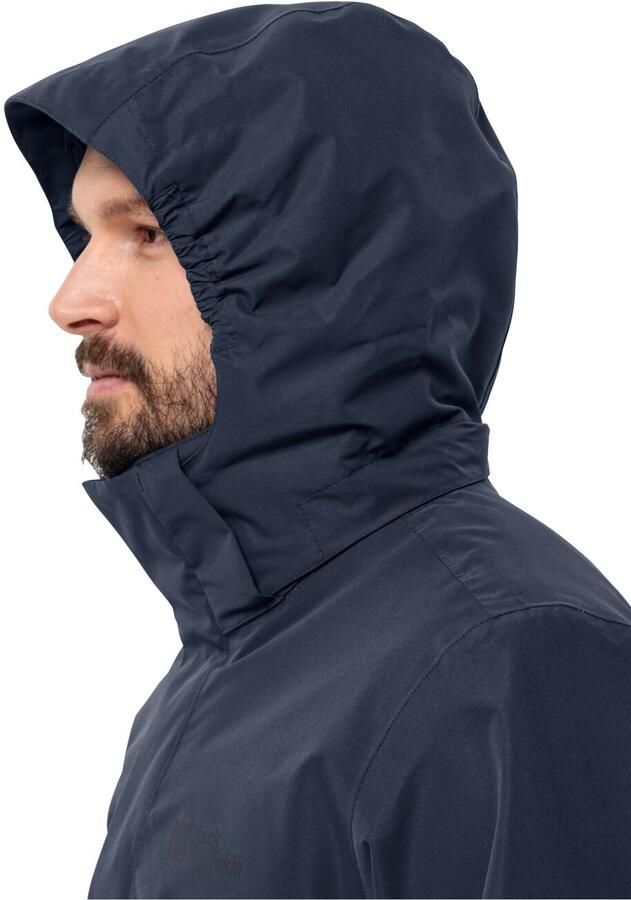 Jack Wolfskin Luntal 3in1 Jacket Men 3in1 jack Heren XXL blue night blue - Foto 2