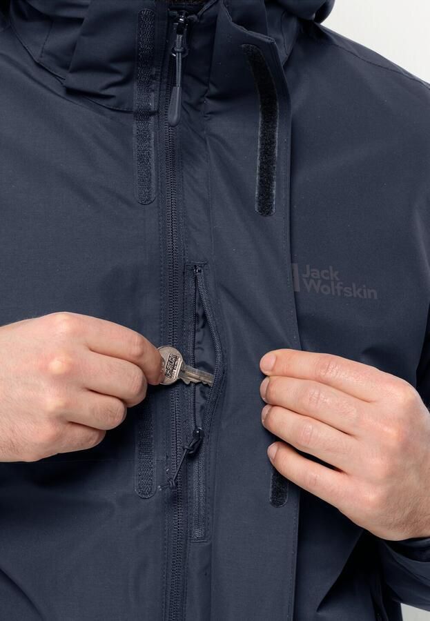 Jack Wolfskin Luntal 3in1 Jacket Men 3in1 jack Heren XXL blue night blue - Foto 3