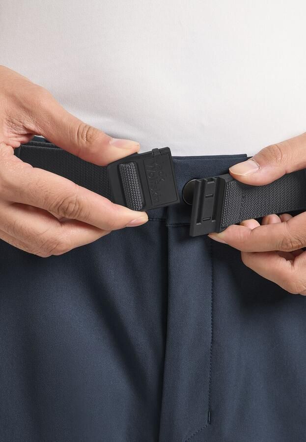 Jack Wolfskin Magnetic Belts Ceintuur met magnetische gesp 110 dark grey Dark Grey - Foto 4