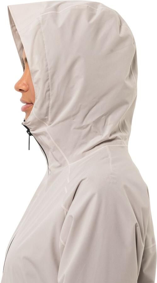 Jack Wolfskin Mainkai Long Jacket Women Regenjack Dames XXL sea shell Sea Shell - Foto 9
