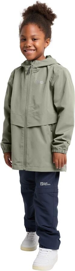 Jack Wolfskin Malima Jacket Regenjack Kinderen 104 mint leaf mint leaf - Foto 4