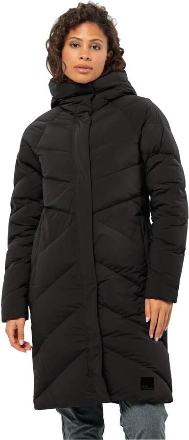 Jack Wolfskin Marienplatz Coat Women RDS Donsjas Dames XXL black