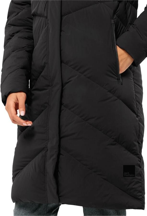 Jack Wolfskin Marienplatz Coat Women RDS Donsjas Dames XXL black - Foto 5