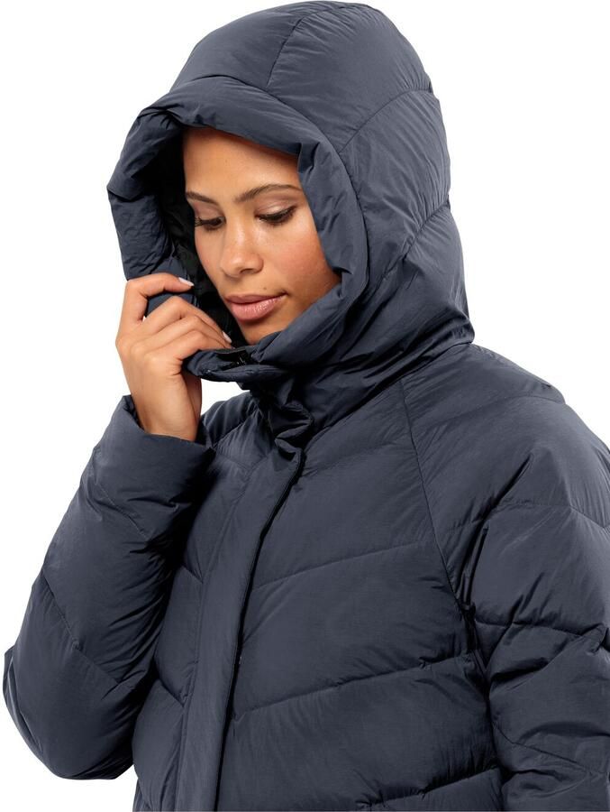 Jack Wolfskin Donsjas MARIENPLATZ korte jas W Verwarmend winddicht donzen jas