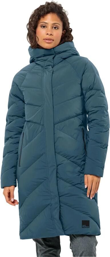Jack Wolfskin Marienplatz Coat Women RDS Donsjas Dames XXL aluminium blue aluminium blue