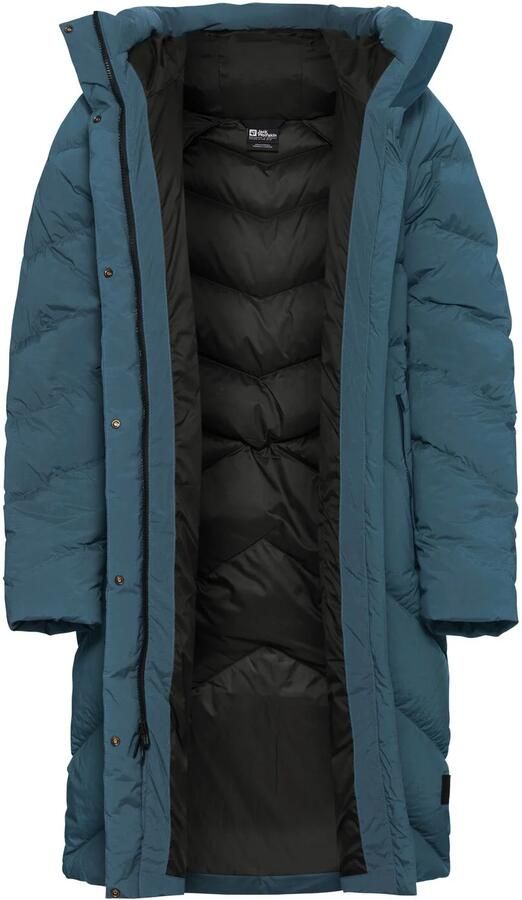 Jack Wolfskin Marienplatz Coat Women RDS Donsjas Dames XXL aluminium blue aluminium blue - Foto 5