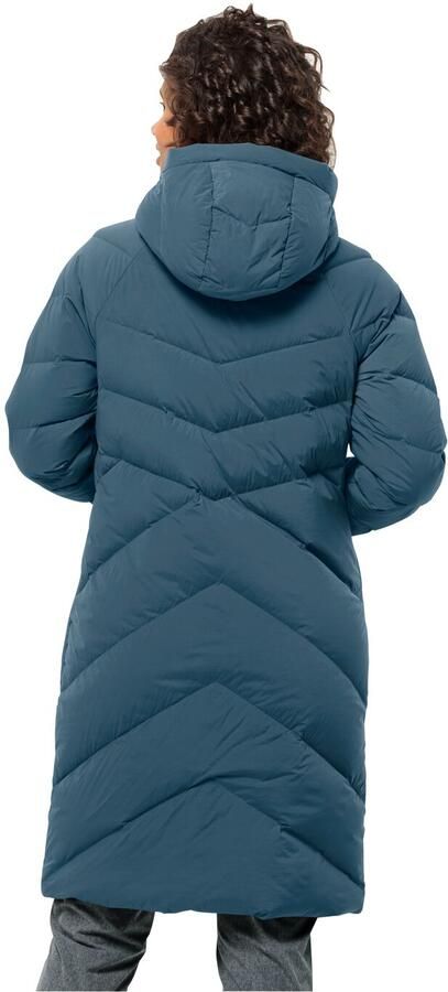 Jack Wolfskin Marienplatz Coat Women RDS Donsjas Dames XXL aluminium blue aluminium blue - Foto 7