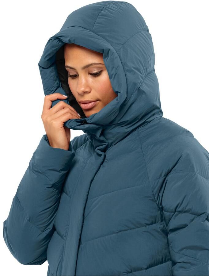 Jack Wolfskin Marienplatz Coat Women RDS Donsjas Dames XXL aluminium blue aluminium blue - Foto 2