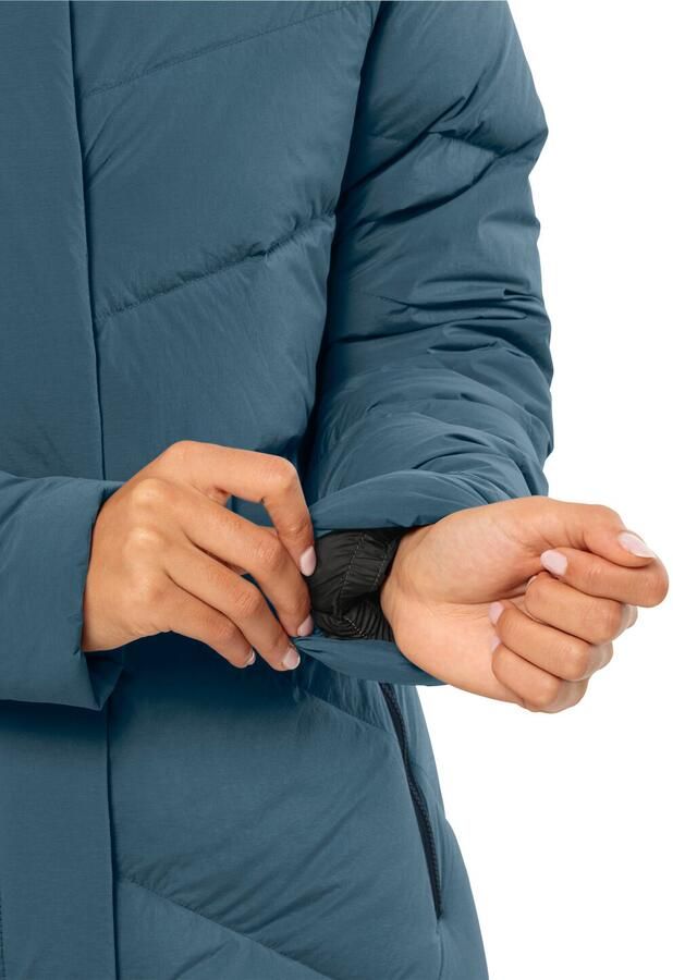 Jack Wolfskin Marienplatz Coat Women RDS Donsjas Dames XXL aluminium blue aluminium blue - Foto 4