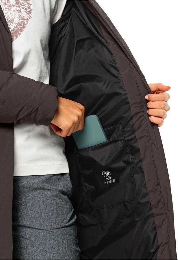 Jack Wolfskin Marienplatz Coat Women RDS Donsjas Dames XXL peat - Foto 4
