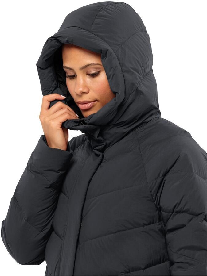 Jack Wolfskin Donsjas MARIENPLATZ korte jas W Verwarmend winddicht donzen jas