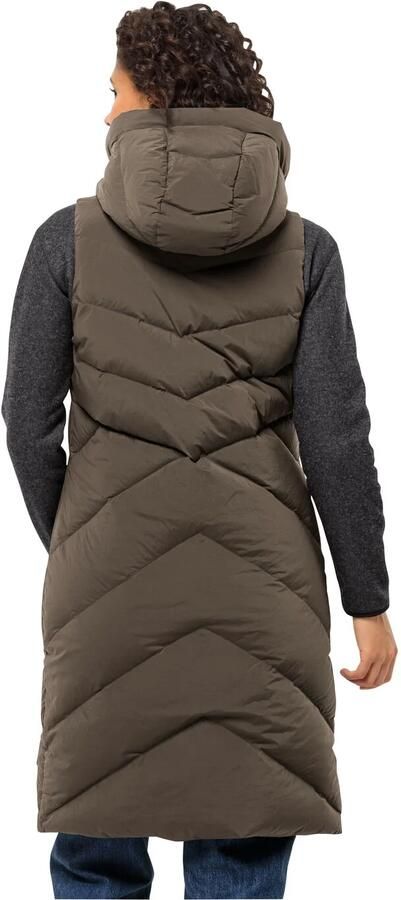Jack Wolfskin Marienplatz Vest Women RDS Donzen bodywarmer Dames XL cold coffee cold coffee - Foto 6
