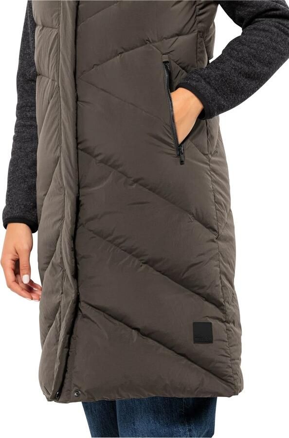 Jack Wolfskin Marienplatz Vest Women RDS Donzen bodywarmer Dames XL cold coffee cold coffee - Foto 2