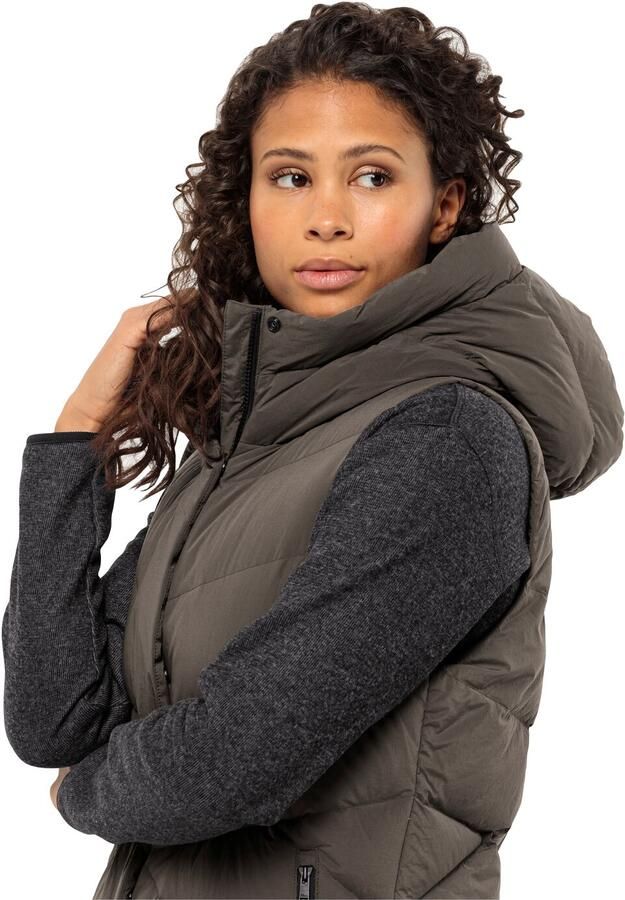 Jack Wolfskin Marienplatz Vest Women RDS Donzen bodywarmer Dames XL cold coffee cold coffee