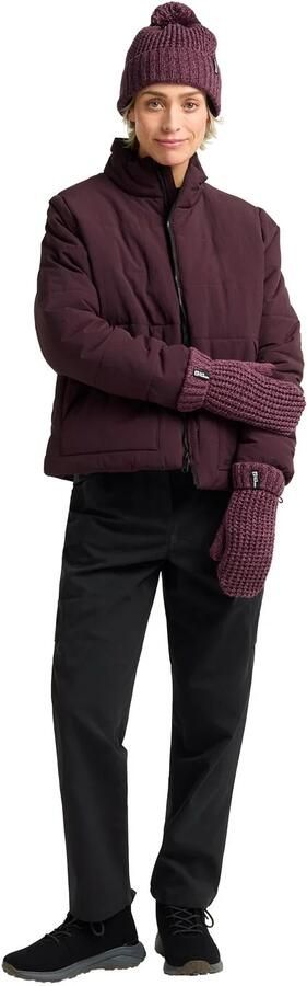 Jack Wolfskin Medley Knit Beanie Women Gevoerde muts met bobble M amaranth - Foto 4