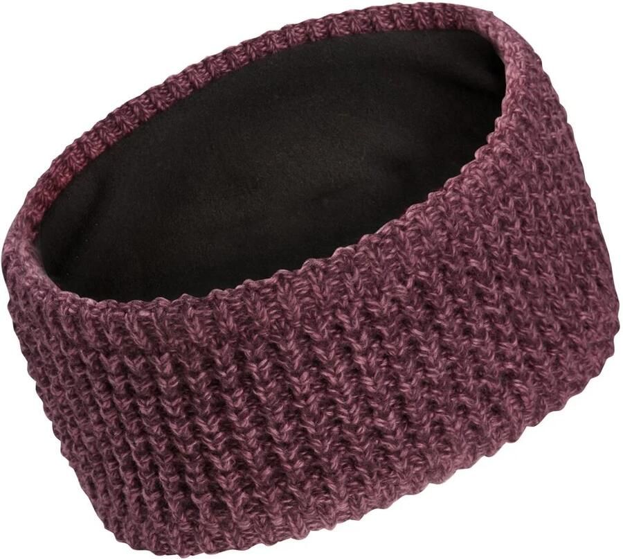 Jack Wolfskin Medley Knit Headband Women Dameshoofdband met fleecevoering M amaranth - Foto 4
