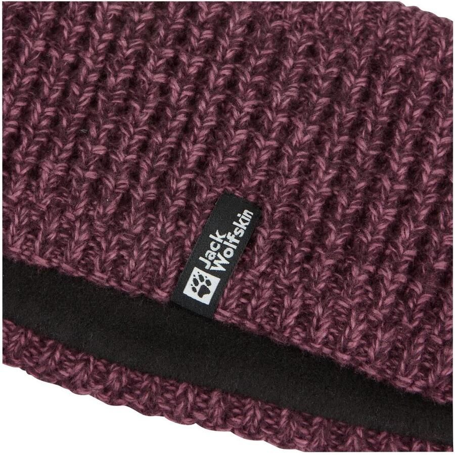 Jack Wolfskin Medley Knit Headband Women Dameshoofdband met fleecevoering M amaranth